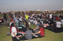  فيديو مميز لأضخم تجمع لأطفال مدينة يافا في الافطار الجماعي بمتنزه يافا